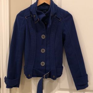 Navy Blue Wool Jacket